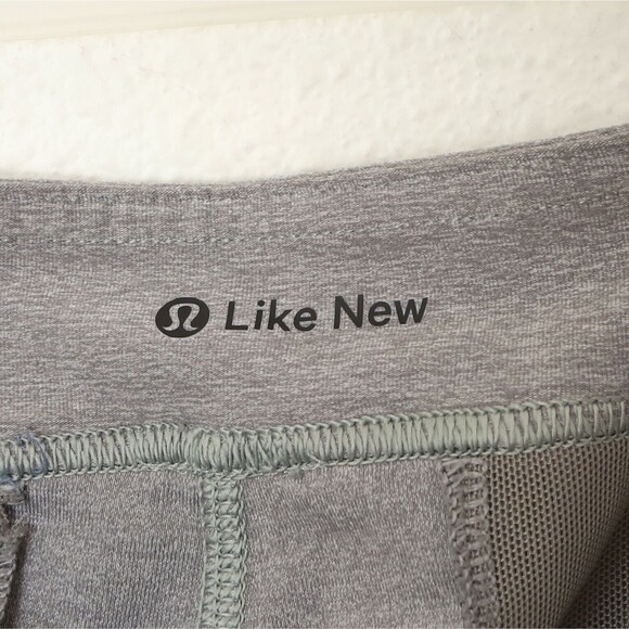 LULULEMON Drawstring Slim Fit Pant 8/10 Pockets Elastic Waist Gray EUC B55 - Picture 5 of 5